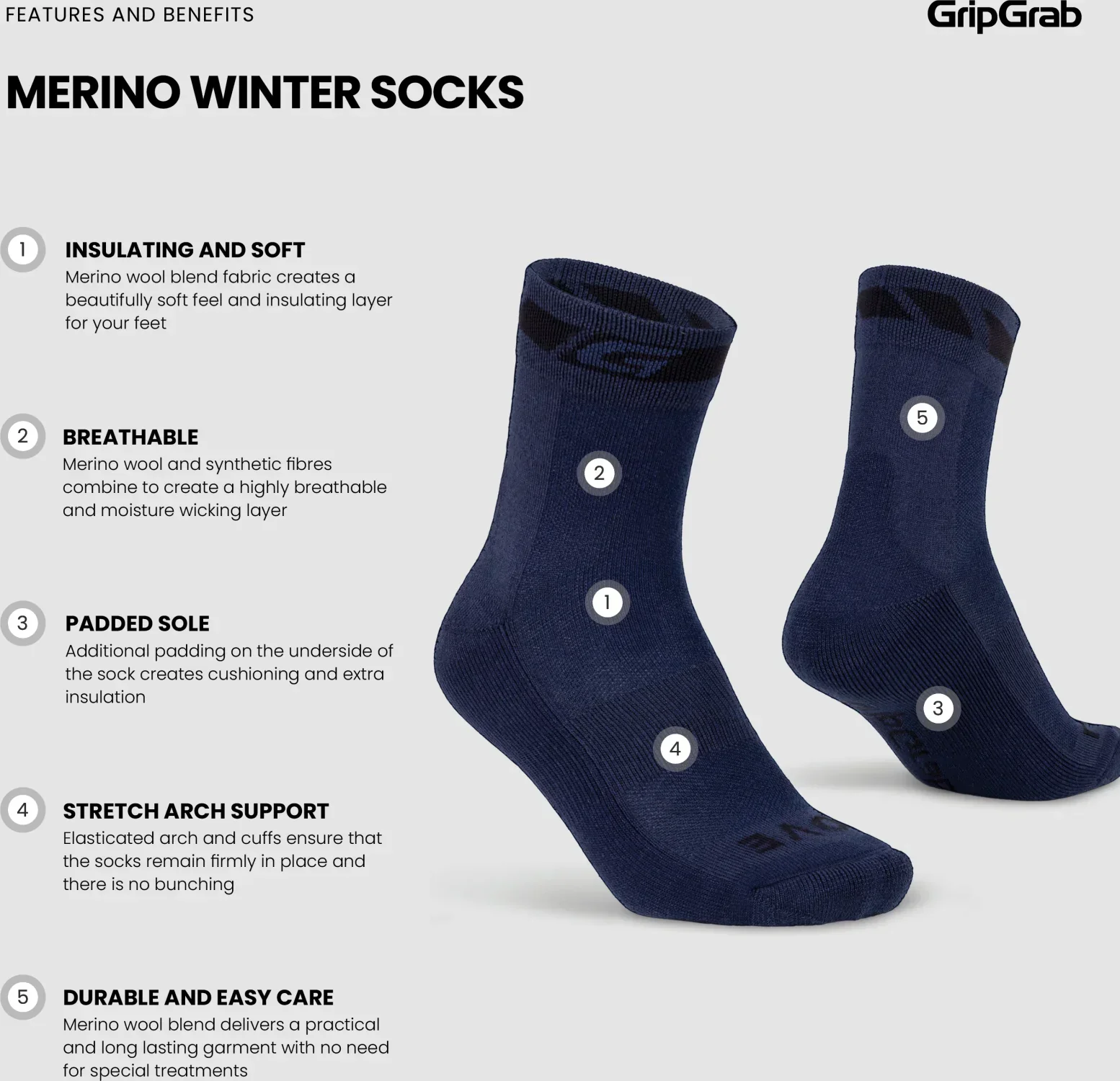 GripGrab Merino Winter Socks - Image 8
