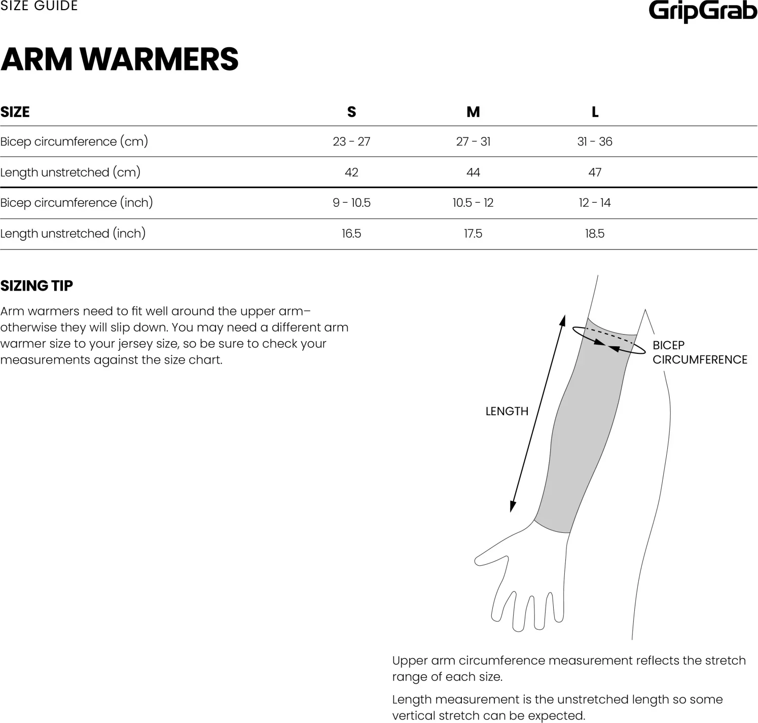 GripGrab PACR Thermal Arm Warmers - Image 4