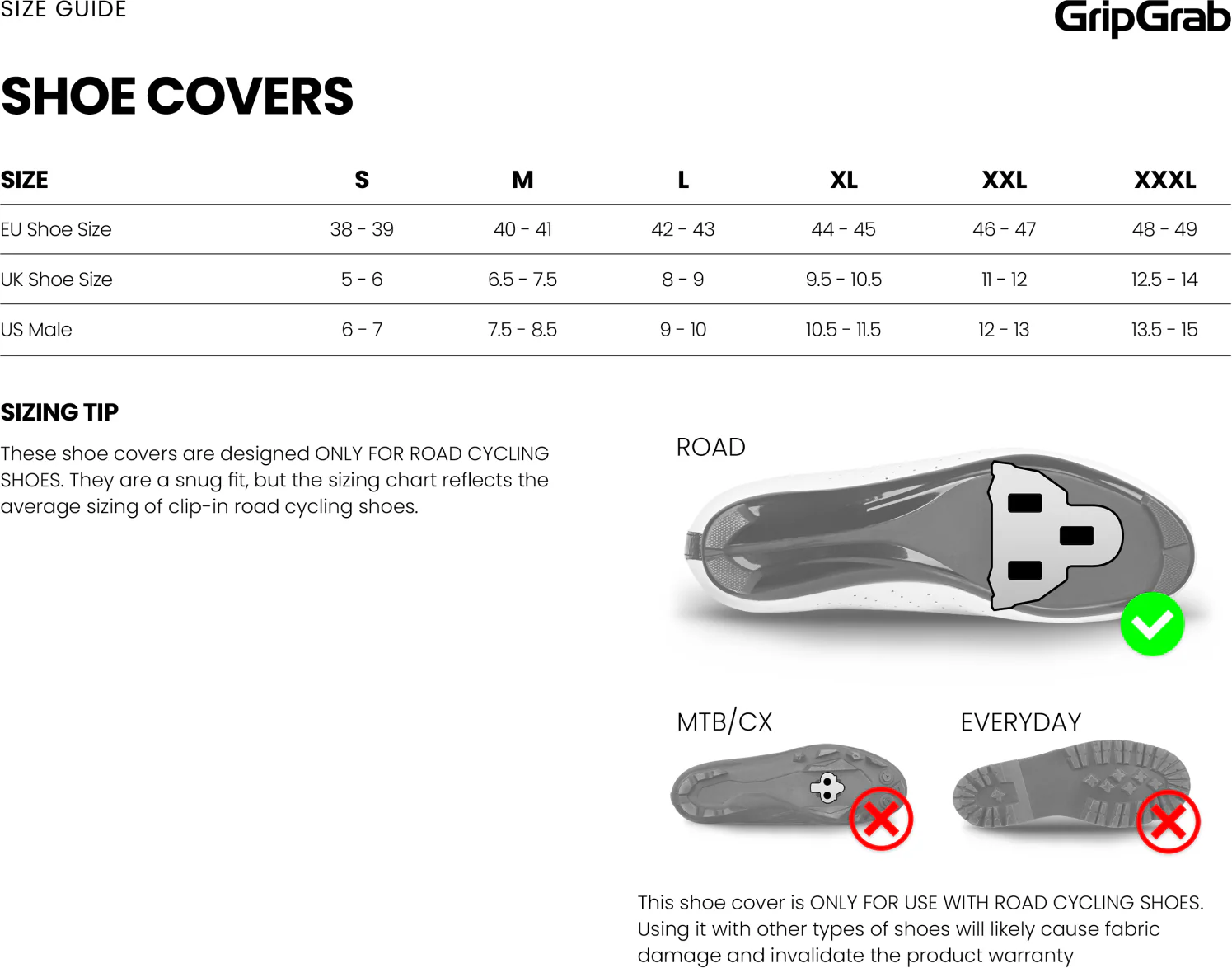 GripGrab PACR Waterproof Winter Road Shoe Covers - Image 8