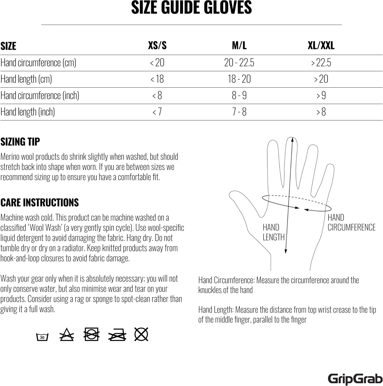GripGrab Primavera 2 Merino Spring-Autumn Gloves - Image 6