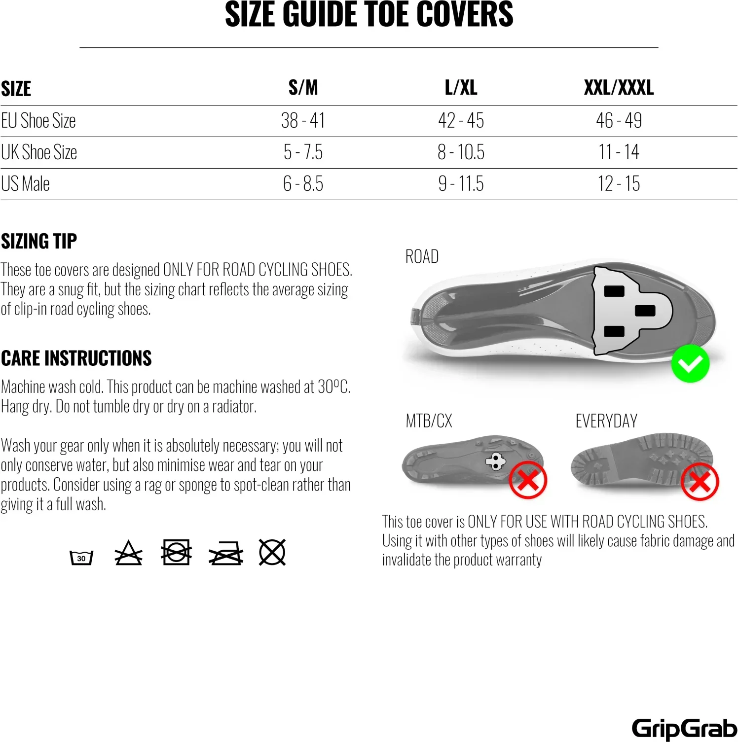 GripGrab Windproof Road Toe Covers - Image 8