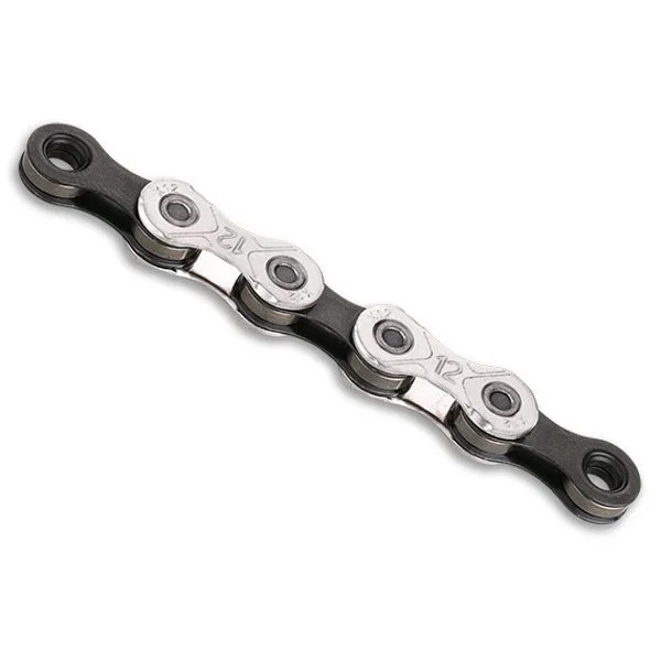 KMC X12 Silver Black Chain