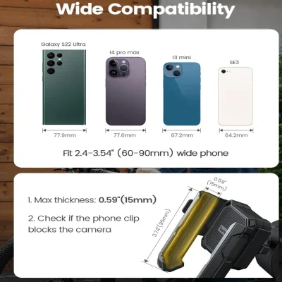 Lamicall Bike Handlebar Phone Holder - Image 5