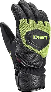 LEKI gloves HS WCR Coach 3D Junior black/yellow