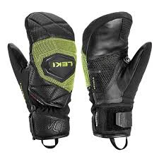 LEKI gloves HS WCR Coach 3D Junior Mitt black/yellow