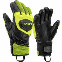 LEKI Gloves HS WCR Venom 3D Junior Black/Yellow