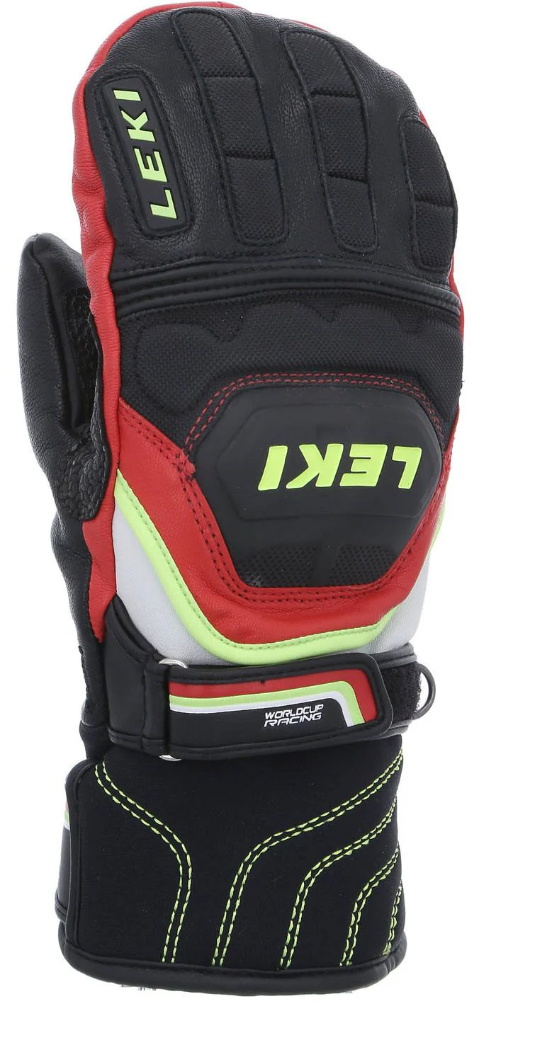 LEKI gloves WC Race JR Flex Mitt black/red