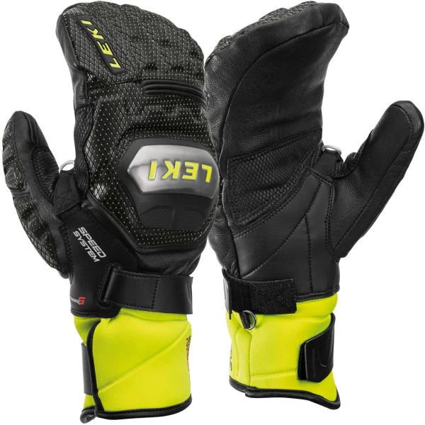 LEKI Gloves WC Race Tit S Speed Mitt Black/Yellow