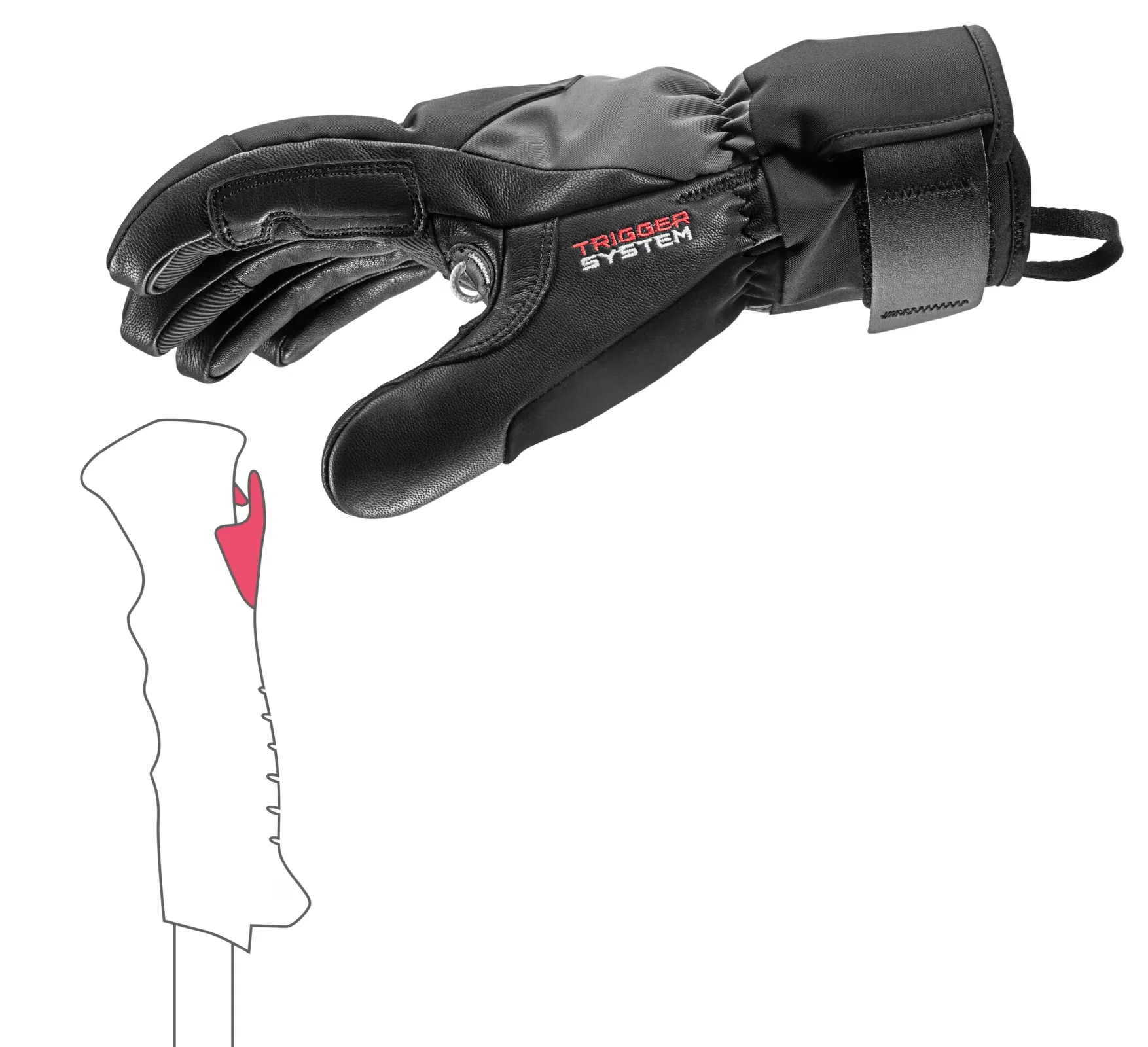 LEKI Hevon Thermo 3D black gloves - Image 3