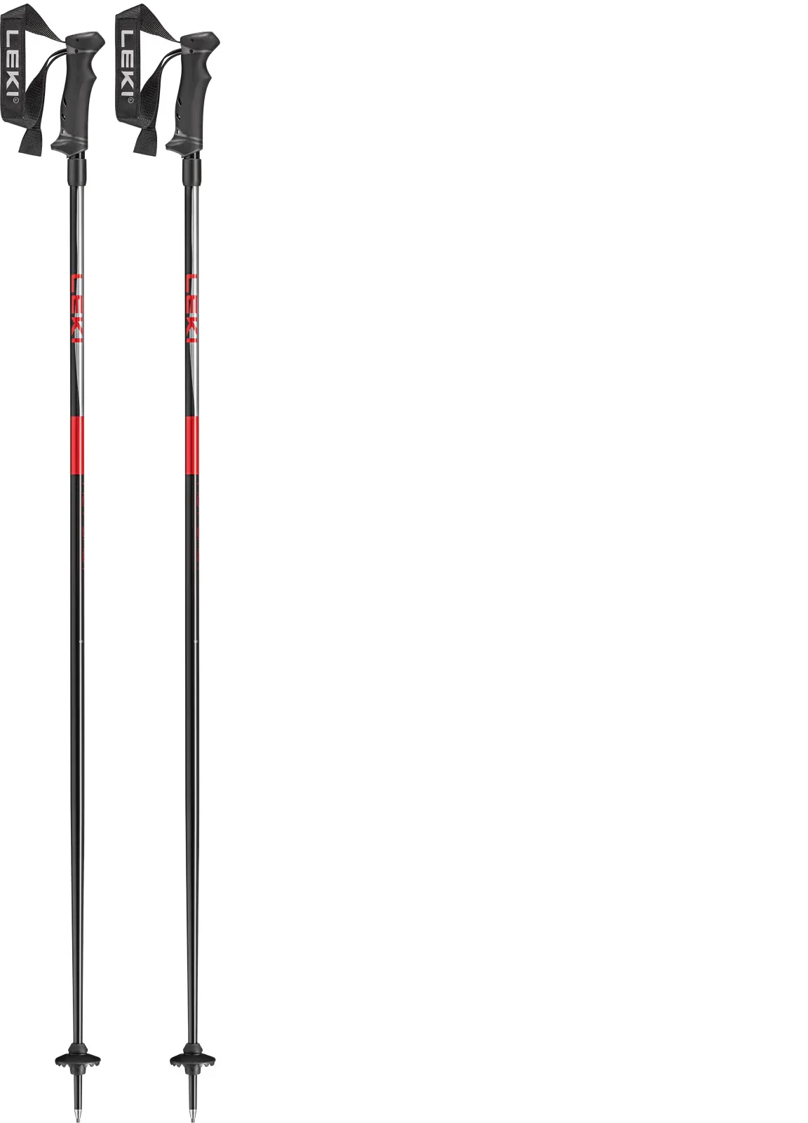 LEKI Hot Shot black/silver/red poles