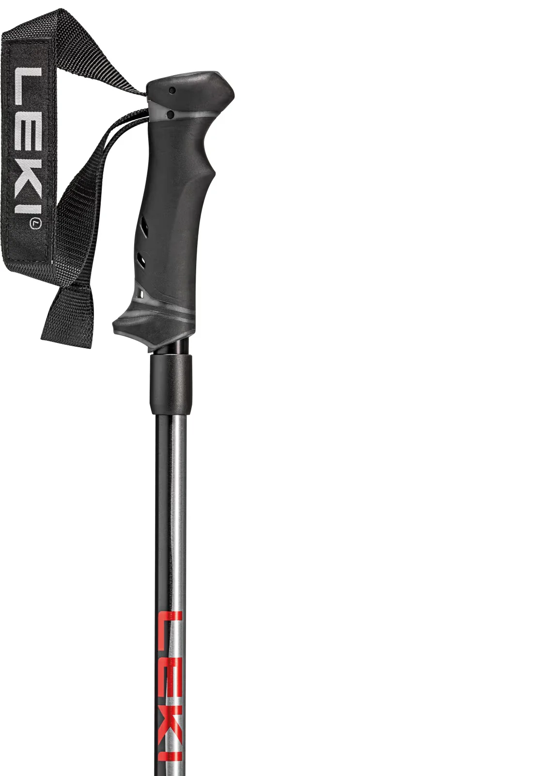 LEKI Hot Shot black/silver/red poles - Image 2