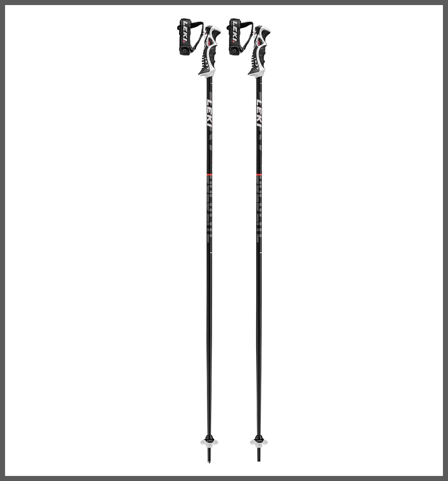 LEKI Poles Bold Lite S Black/Red