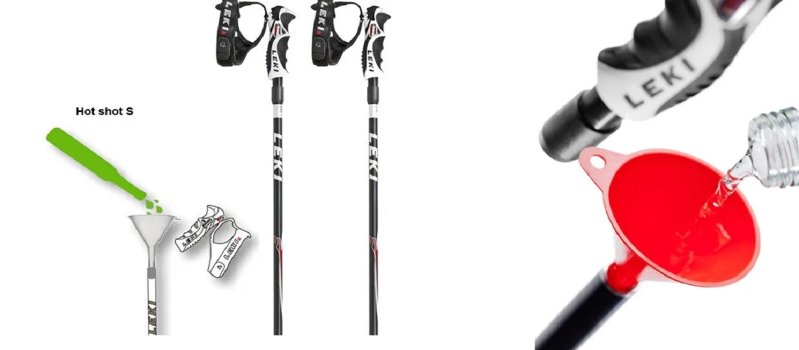 LEKI Poles Hot Shot S Black/Grey - Image 2