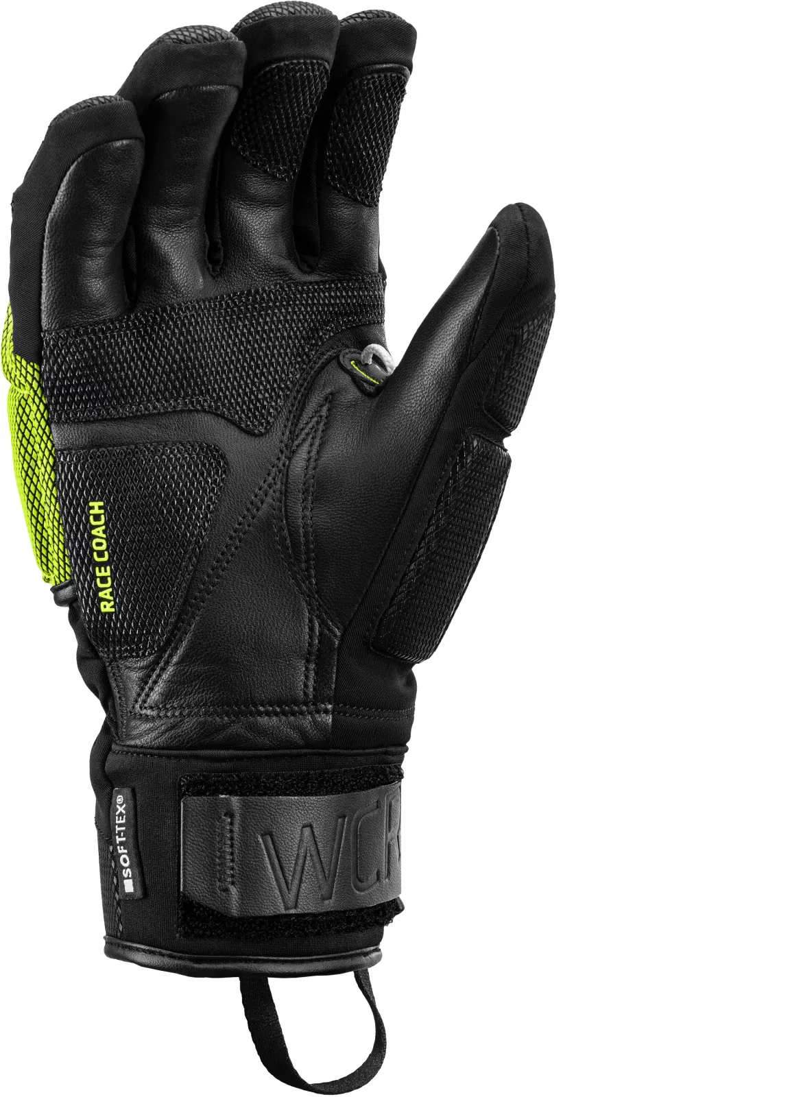 LEKI WCR Coach 3D black/ice yellow gloves - Image 2