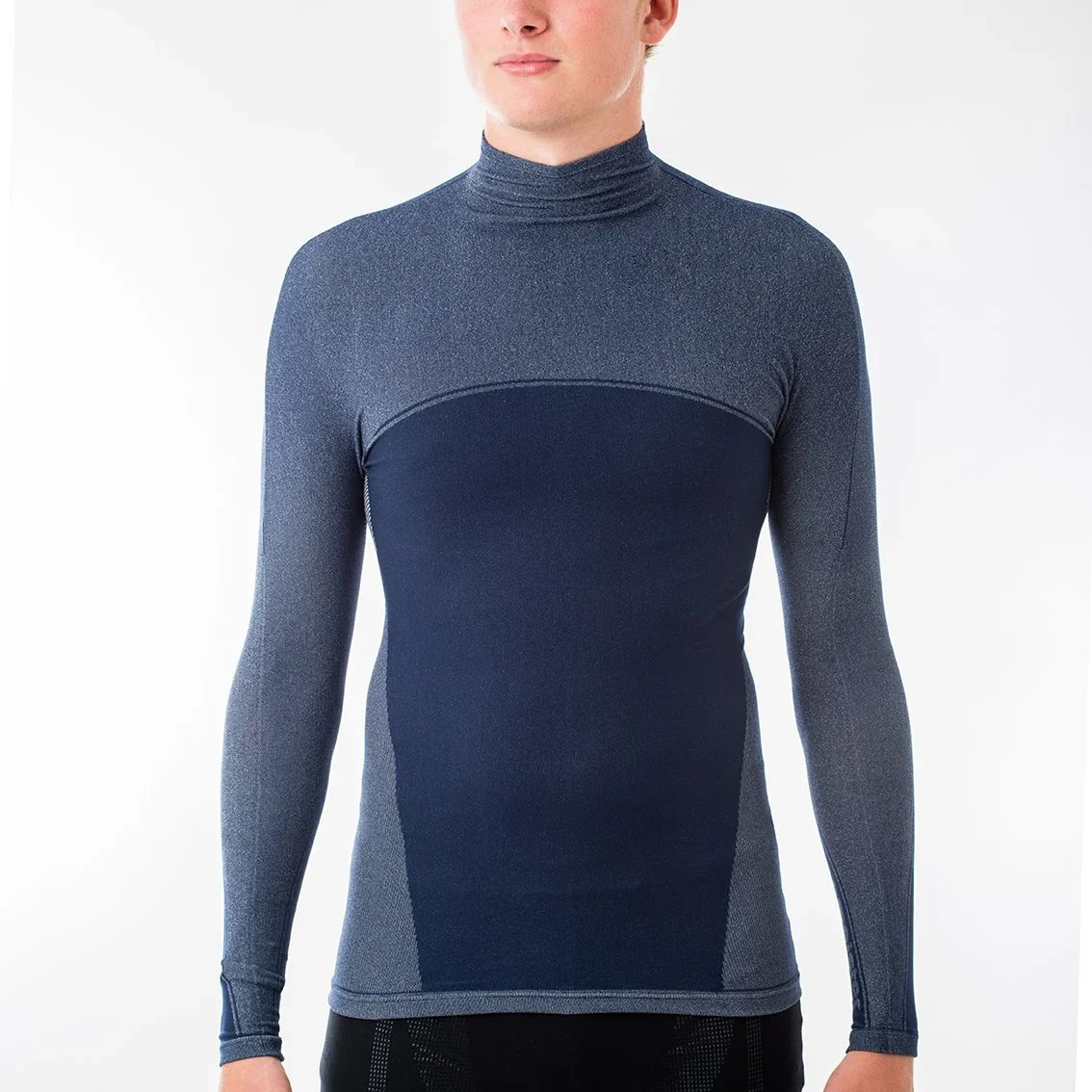 Megmeister Men's DRYNAMO Winter Cycle Long Sleeve Base Layer High Neck - Image 7