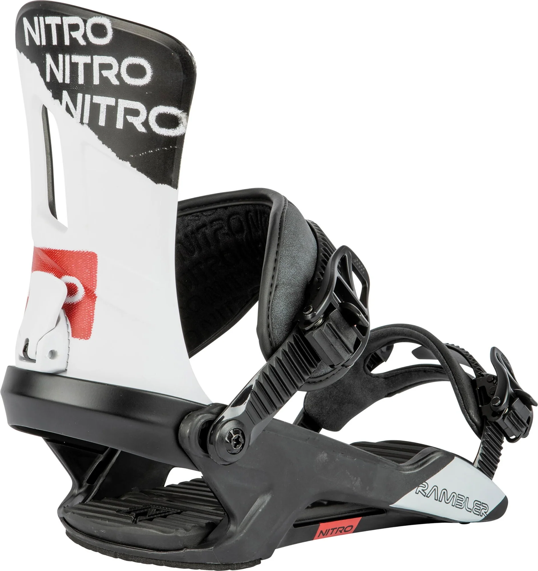 NITRO bindings Rambler Raw black/white/red - Image 2
