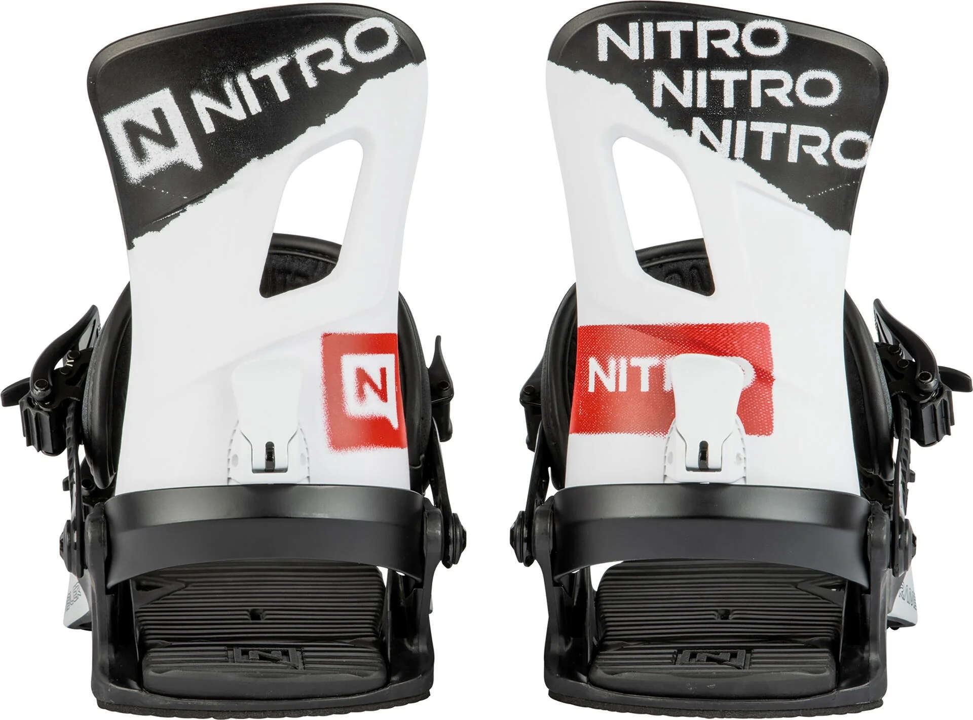 NITRO bindings Rambler Raw black/white/red - Image 3