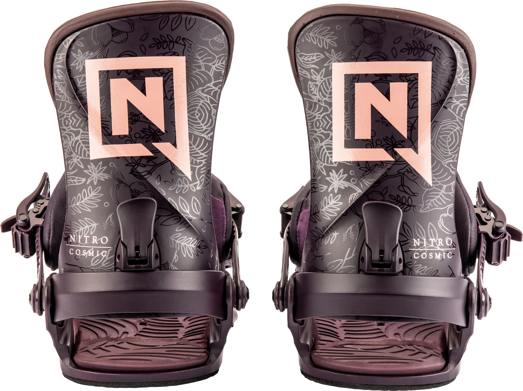 NITRO bindings W Cosmic Plum Vines violet - Image 3