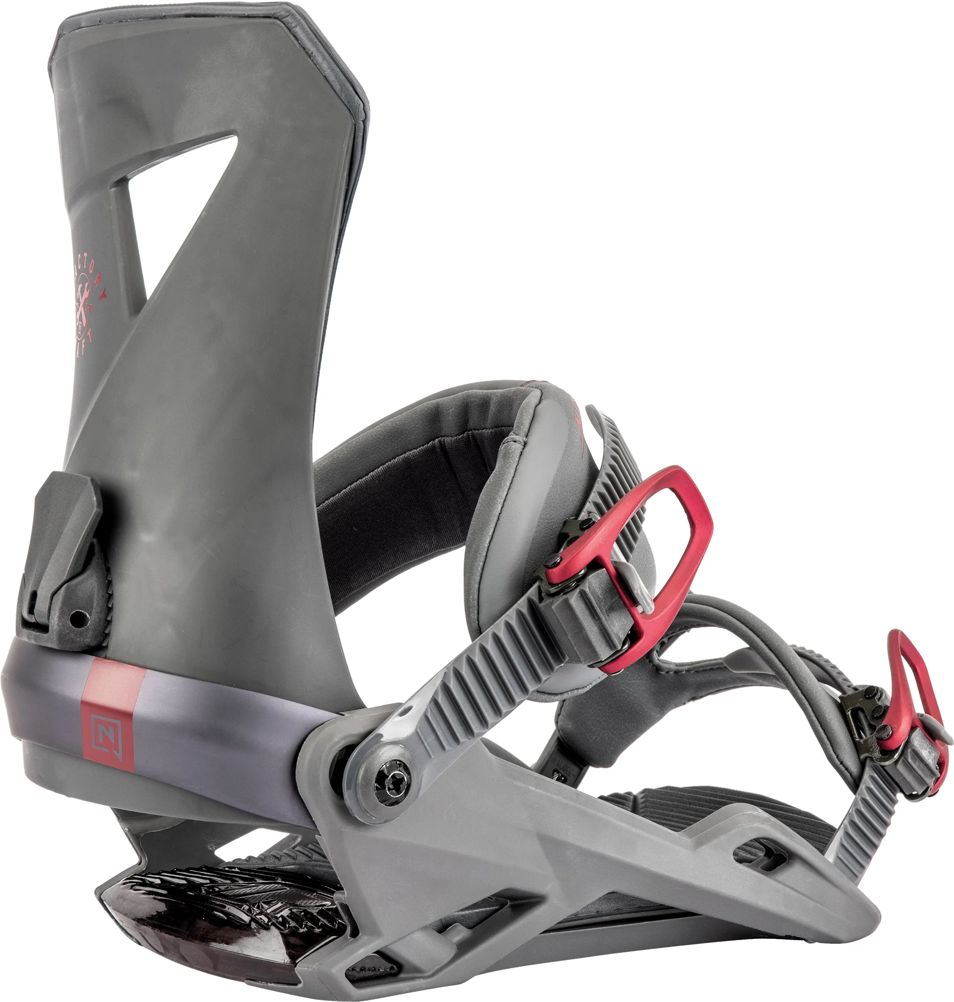 NITRO bindings Zero FCS grey/red - Image 2