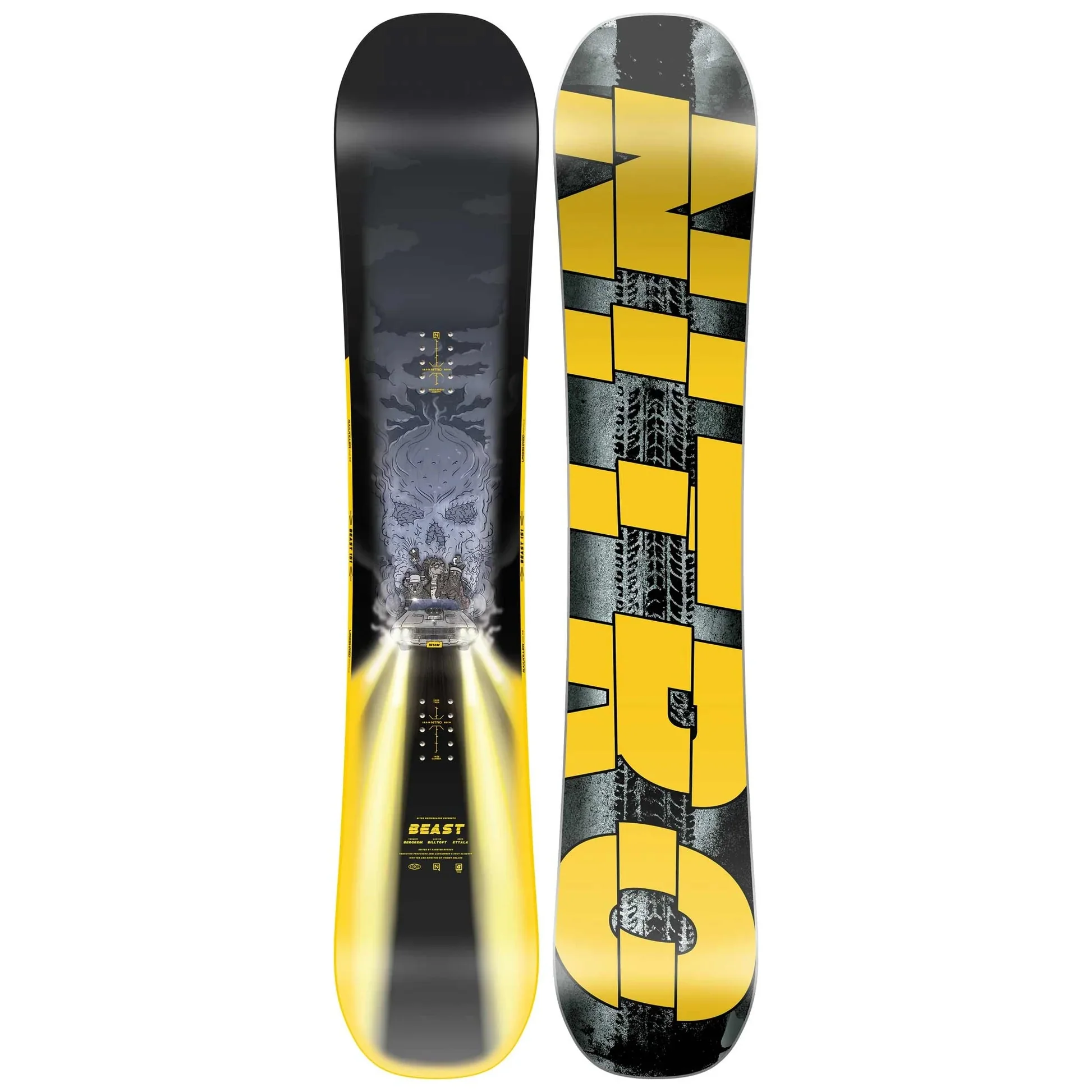 NITRO board Beast black/yellow