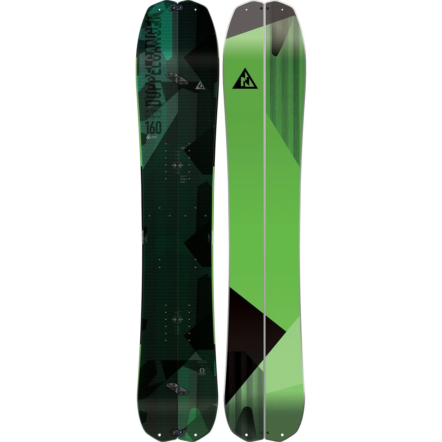 NITRO Board DoppLeganger Split Black/Green