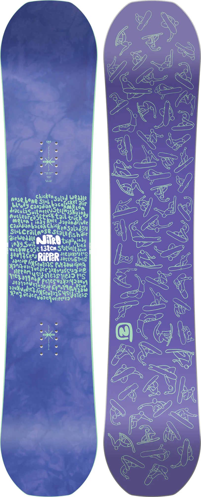NITRO Board Ripper Youth Purple