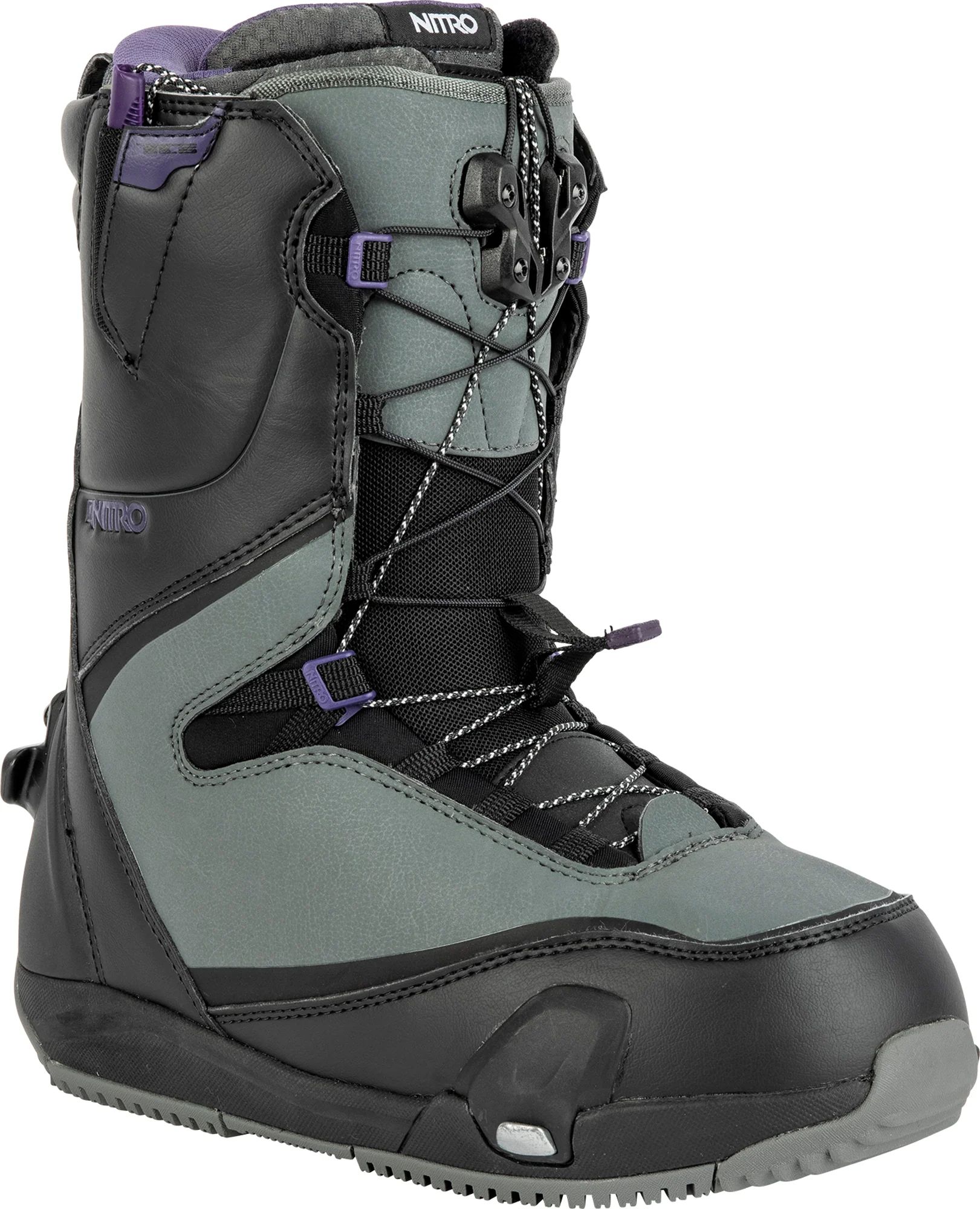 NITRO boots Cave TLS StepOn black/grey/violet