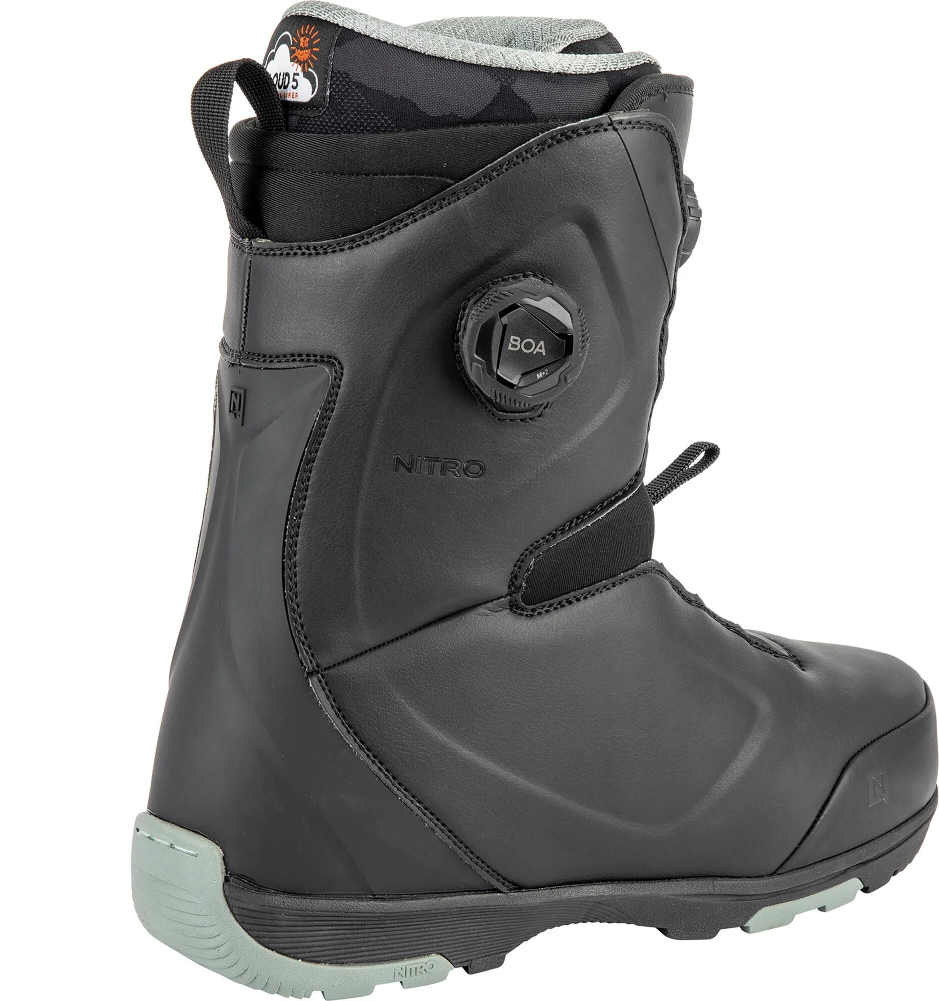 NITRO Boots Club Boa Dual Black - Image 2