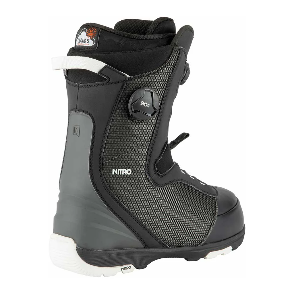 NITRO Boots Club Boa Dual Black/White - Image 2