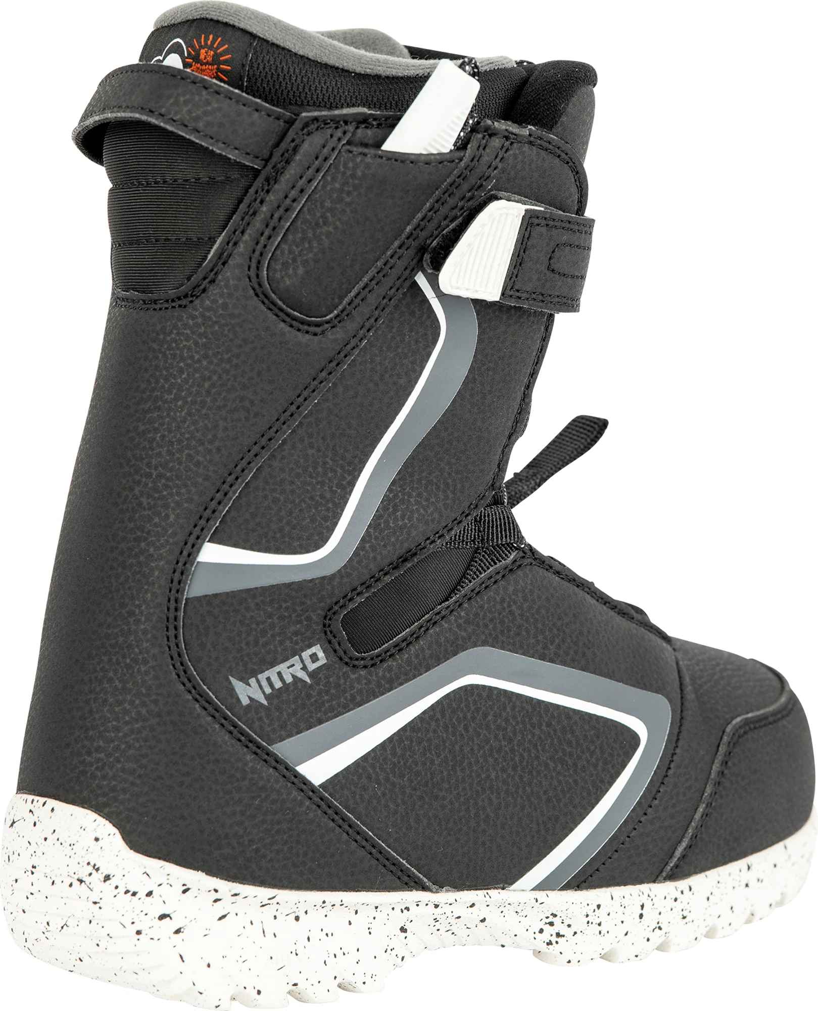 NITRO Boots Droid QLS Black/White/Grey - Image 2