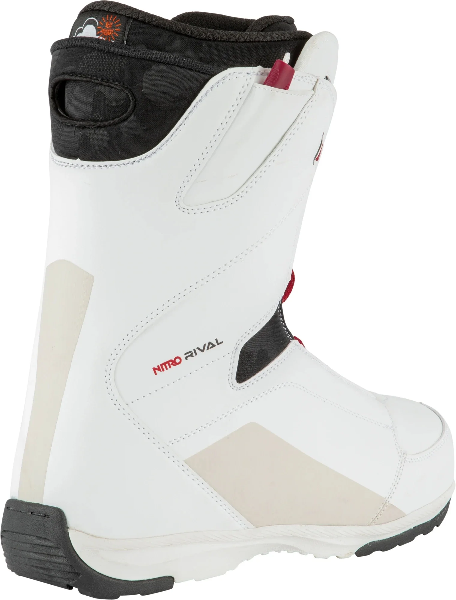 NITRO Boots Rival TLS White/Black/Red - Image 2