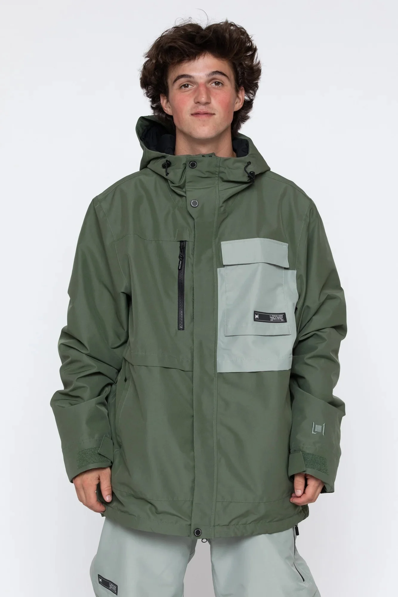 NITRO jacket L1 Rankin dark green/grey