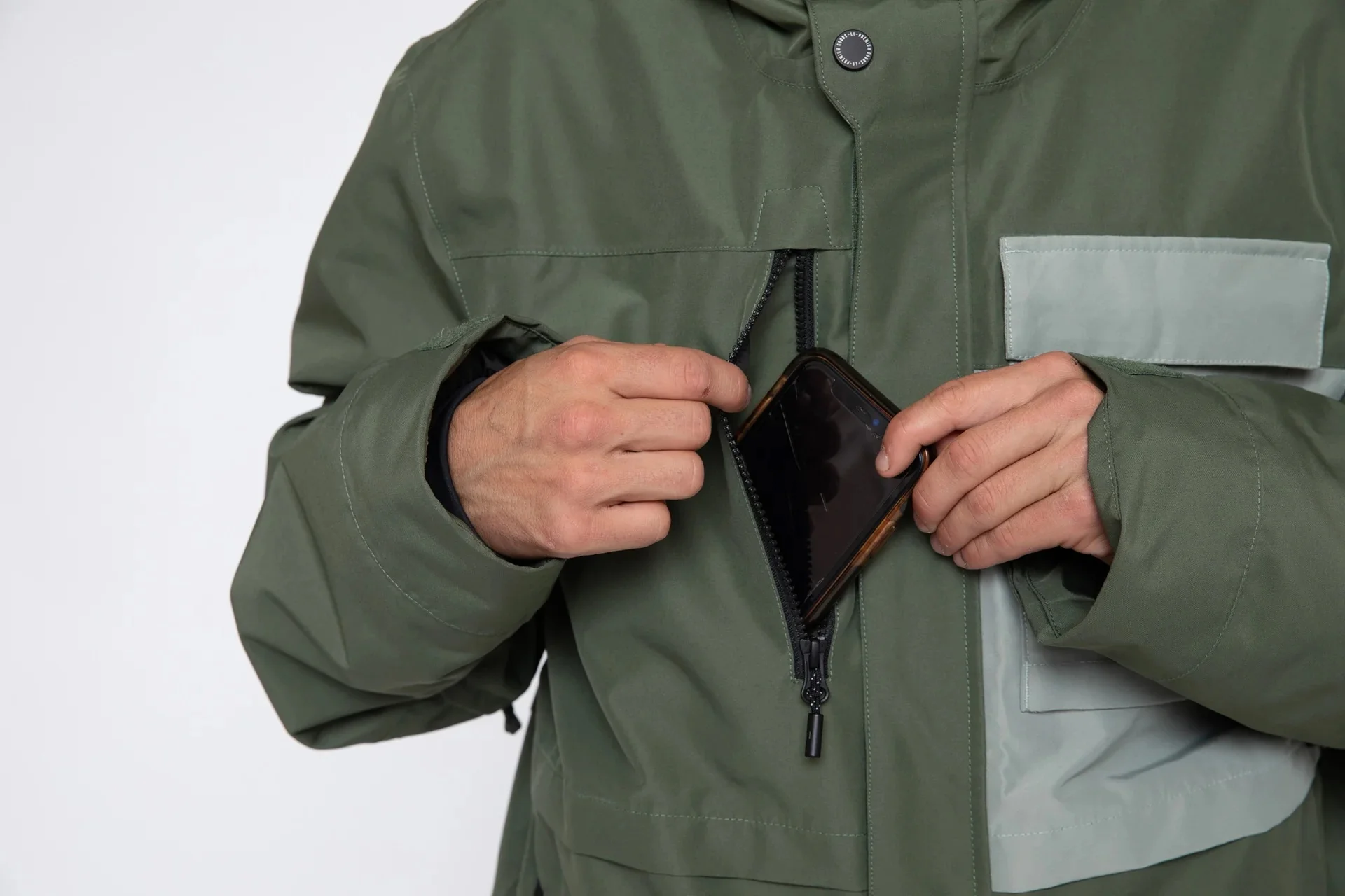 NITRO jacket L1 Rankin dark green/grey - Image 5