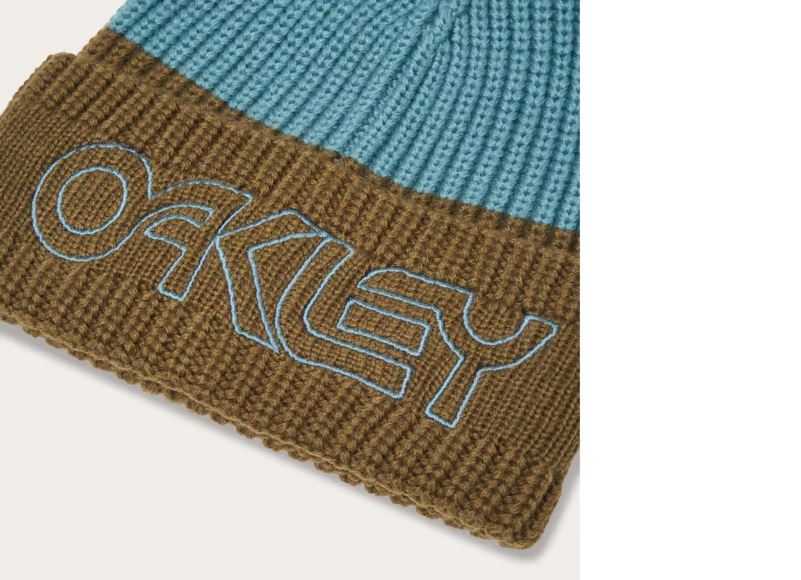 OAKLEY winter hat TNP Deep Cuff beanie army green/blue - Image 2