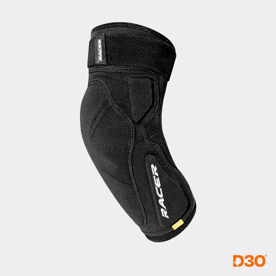 RACER D3O Profile Elbow black/orange elbow guards