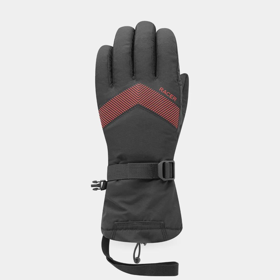 RACER Gloves Basalt 4 Black/Red