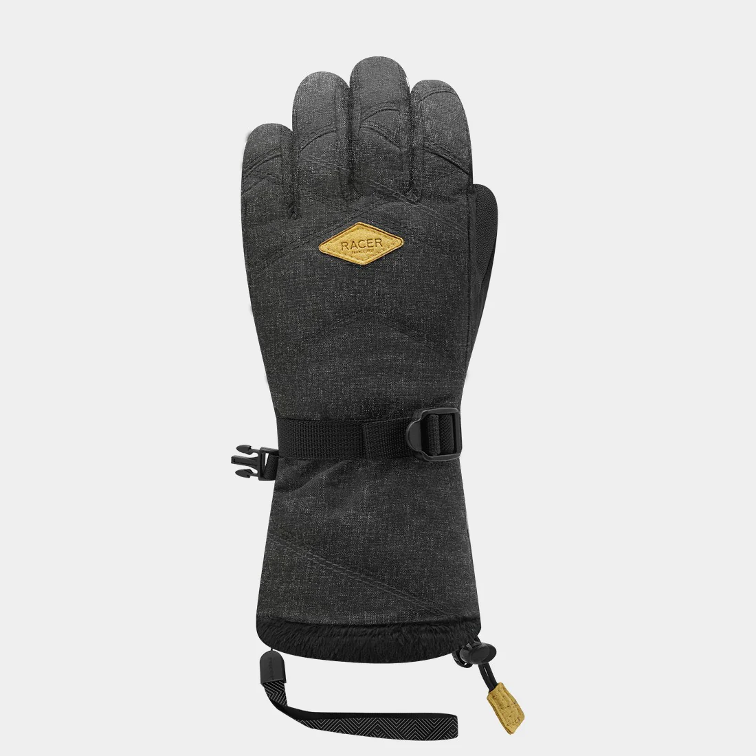 RACER Gloves Kids Aurore 10 Black/Grey
