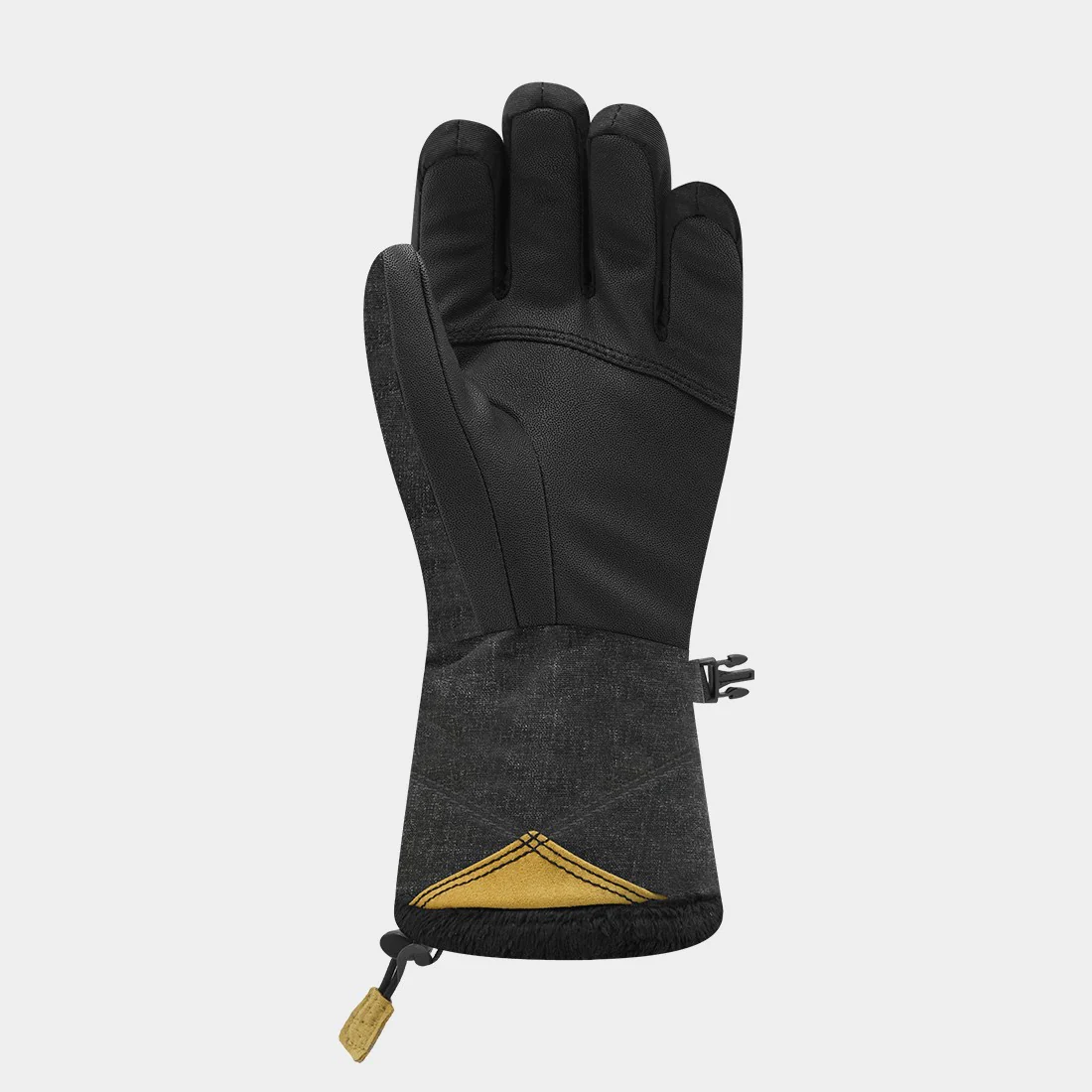 RACER Gloves Kids Aurore 10 Black/Grey - Image 2