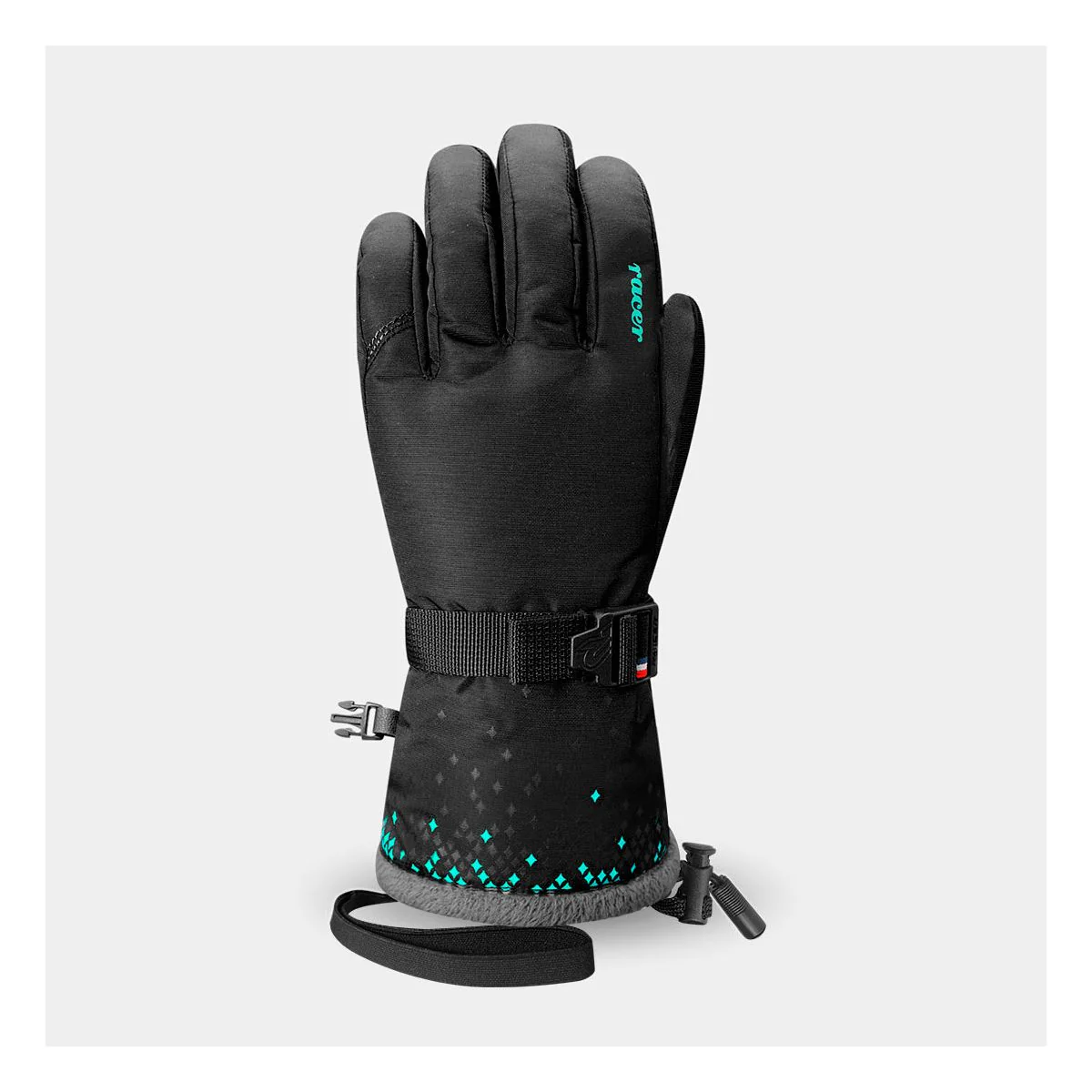 RACER Gloves Kids Aurore 8 Black/Blue
