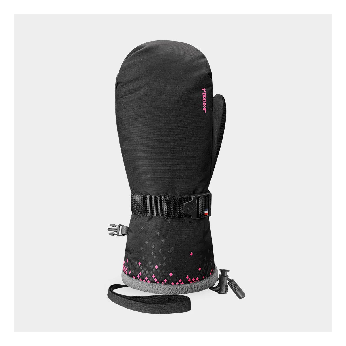 RACER Gloves Kids Boreal 8 Mitt Black/Pink