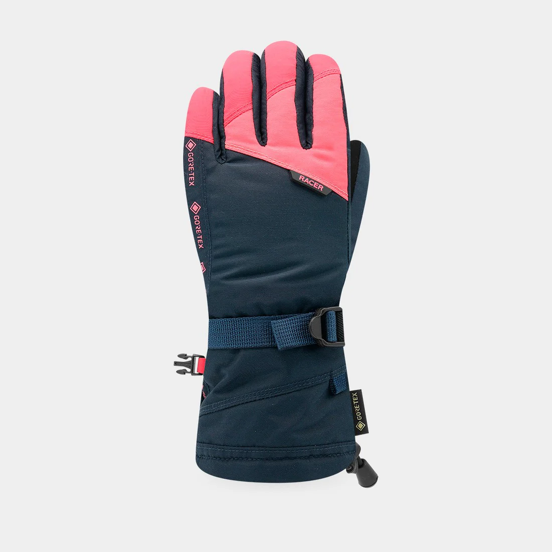 RACER Gloves Kids Giga 5 GTX Dark Blue/Pink