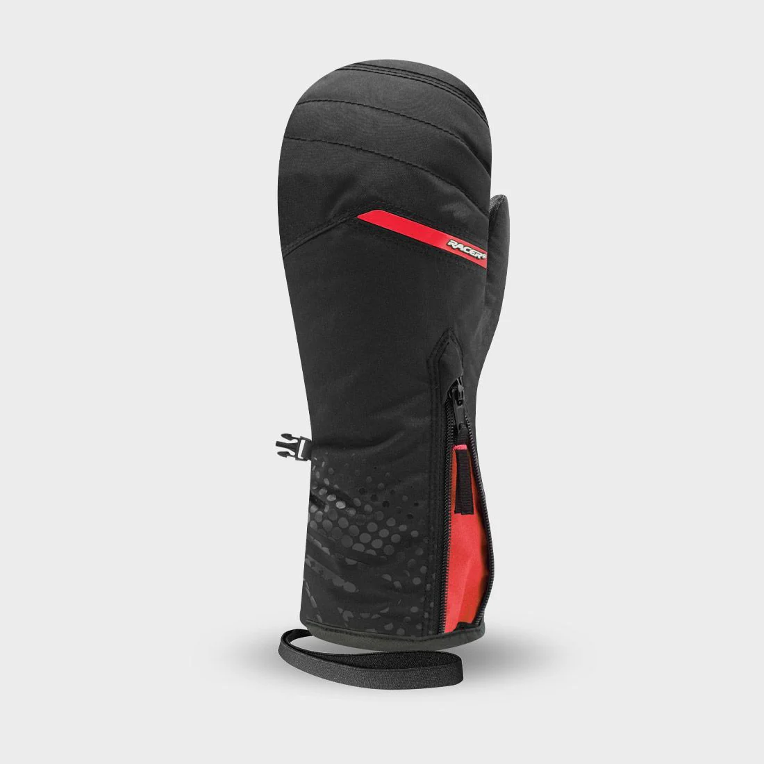RACER Gloves Kids M Winter 3 Mitt Black/Red