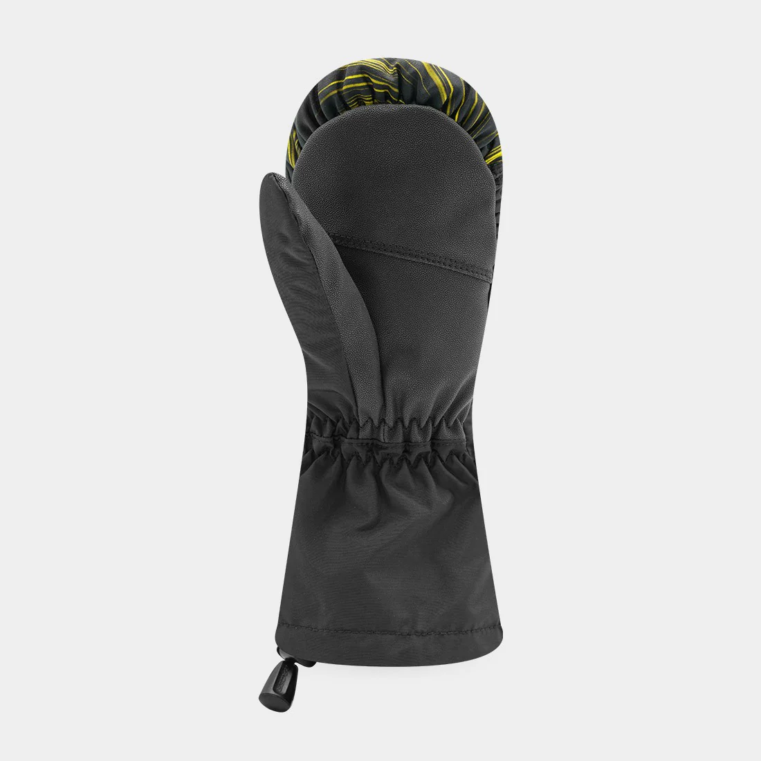 RACER Gloves Kids Waka 4 Mitt Black/Yellow - Image 2
