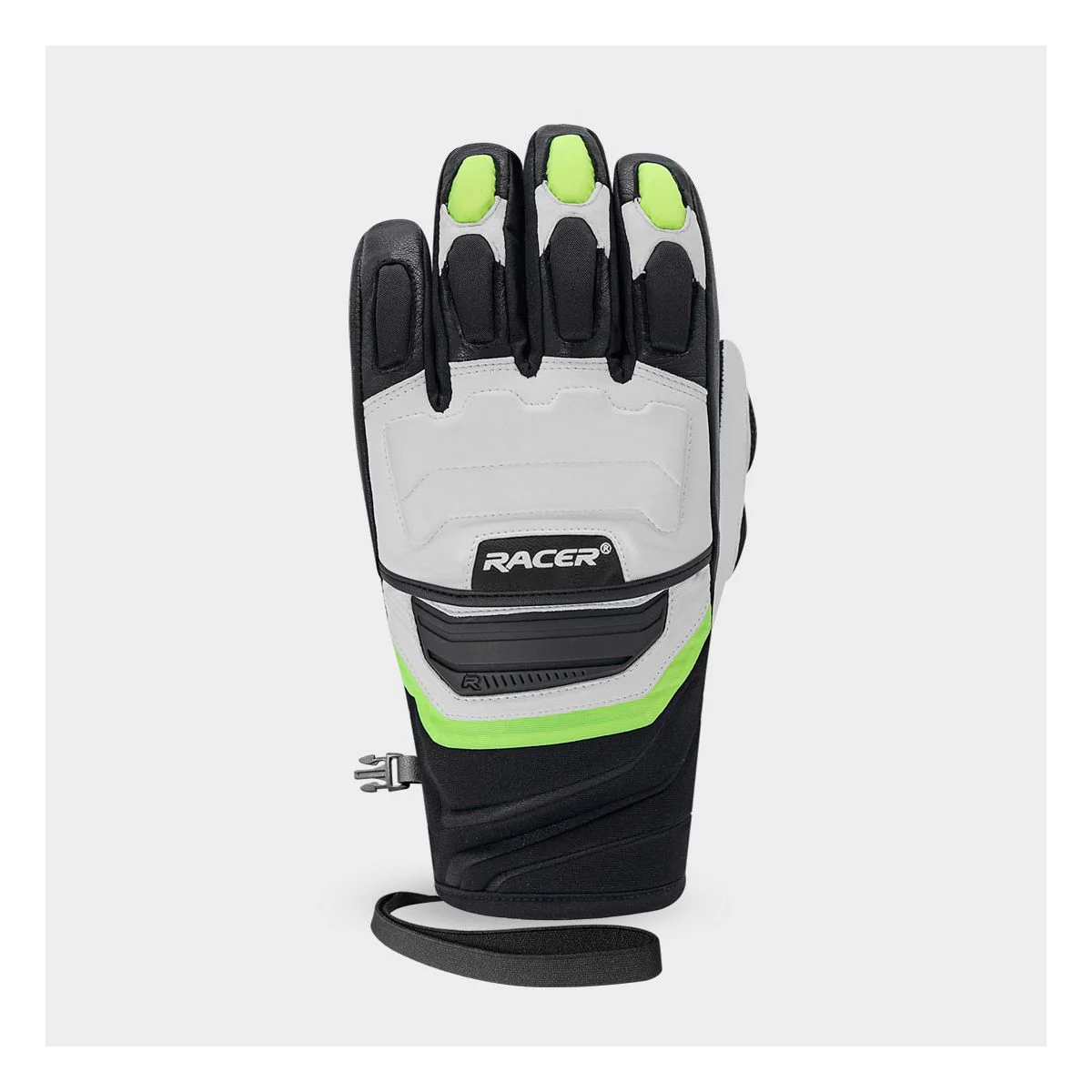 RACER Gloves RACER Pro 2 Black/White