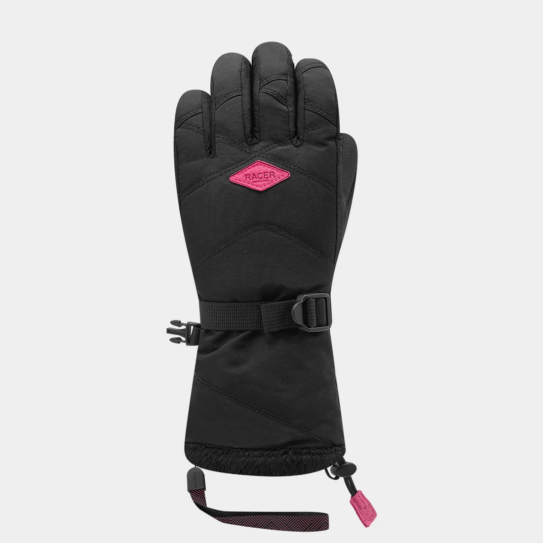 RACER Kids Aurore 10 black/pink gloves
