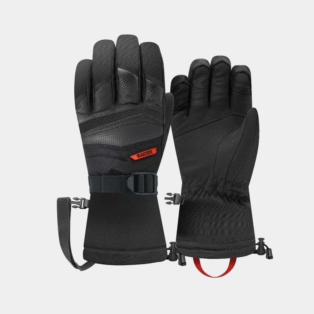 RACER Kids Venom 5 black/black gloves