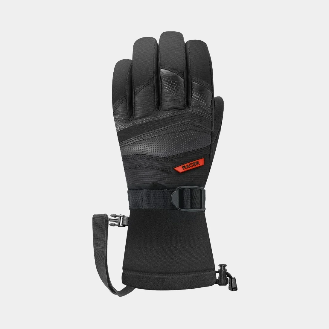 RACER Kids Venom 5 black/black gloves - Image 2