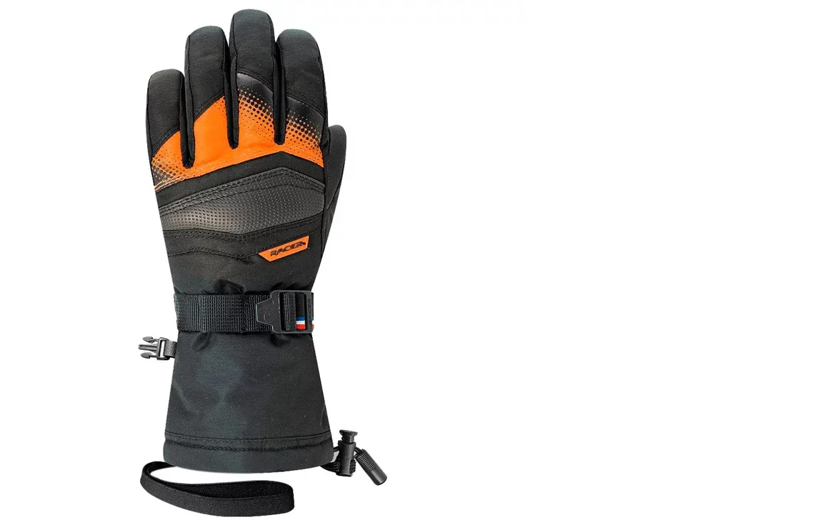 RACER Kids Venom 5 black/orange gloves
