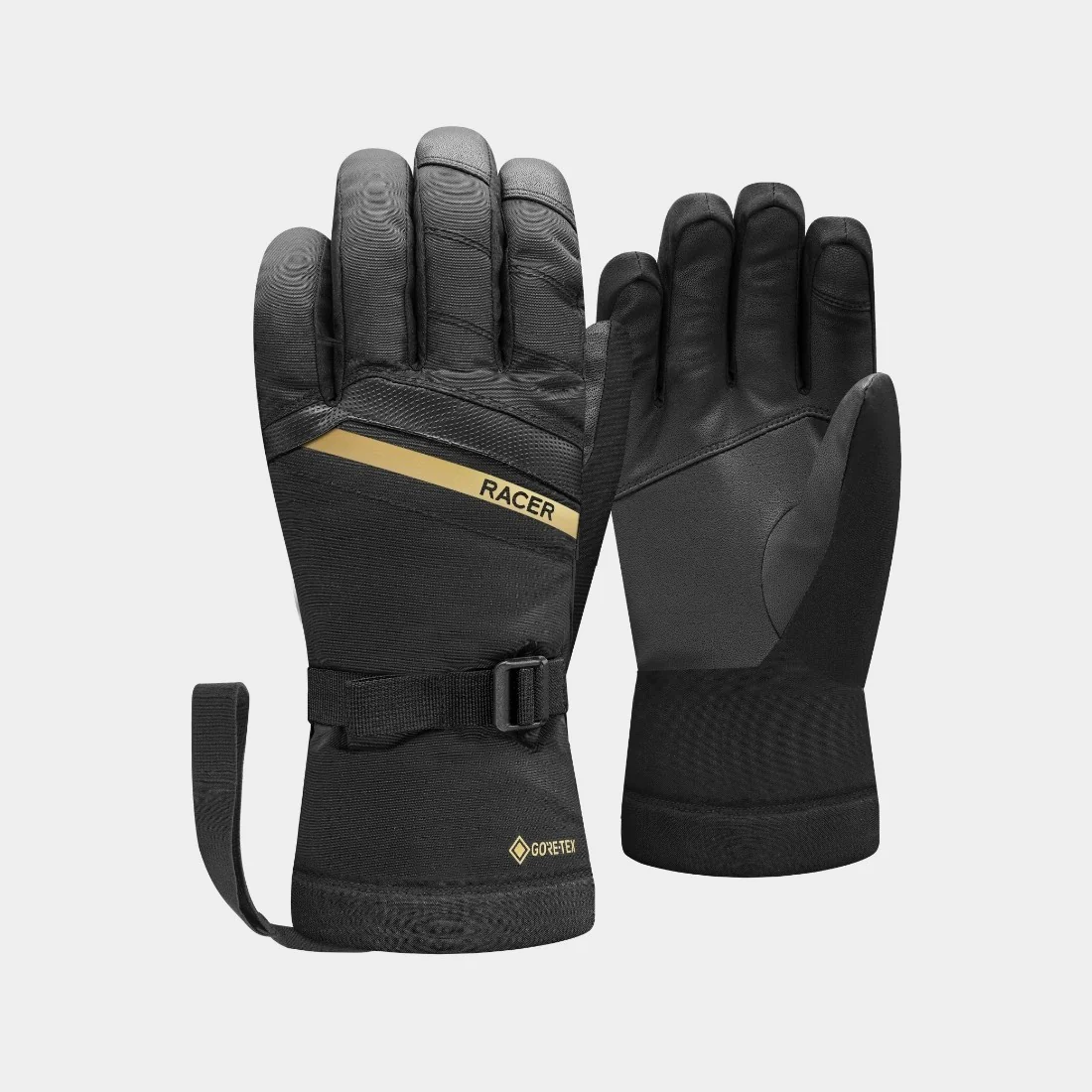 RACER Practice GTX black/gold gloves