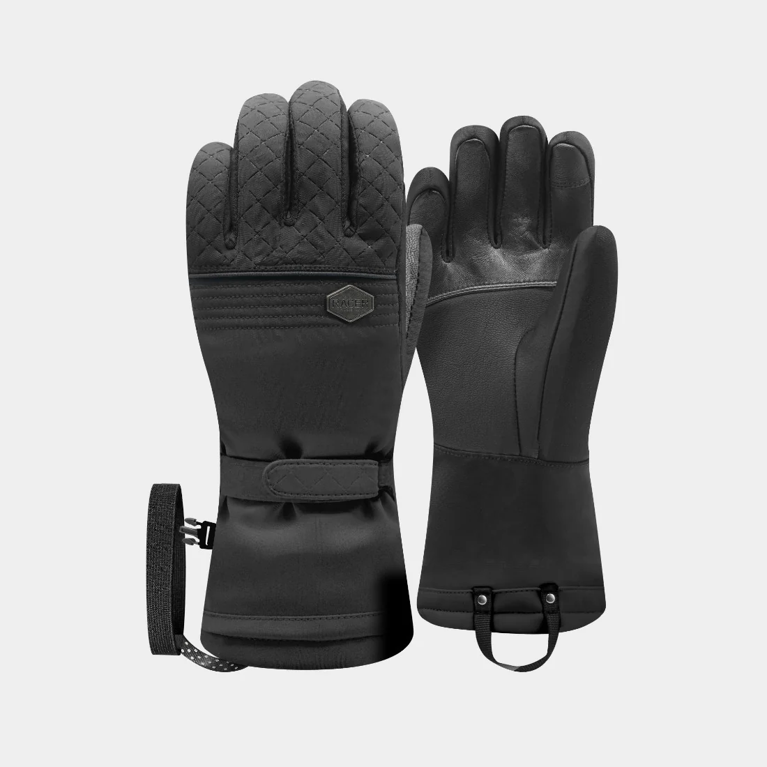RACER W Gsnow 5 black gloves